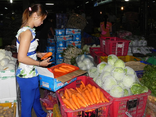 Rau, quả Trung Quốc ế ẩm