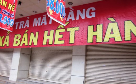 Ồ ạt sang nhượng mặt bằng