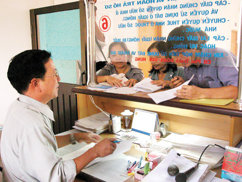 Tận thu phí trước bạ nhà đất