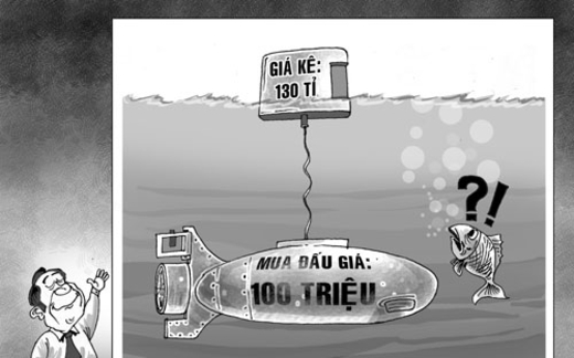Tàu lặn 100 triệu ‘thổi’ lên 130 tỉ