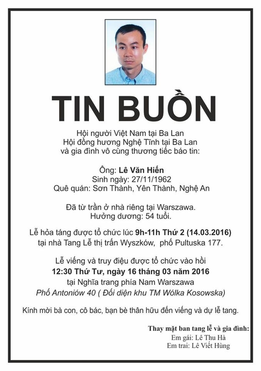 Tin buồn