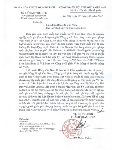 Bộ VH, TT và DL chấn chỉnh vụ tranh chấp bản quyền truyền hình: Động thái cần thiết