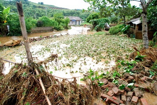Lũ ống lại tàn phá Lào Cai
