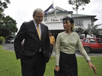 Ngoại trưởng Úc gặp lãnh đạo đối lập Miến Điện Aung San Suu Kyi