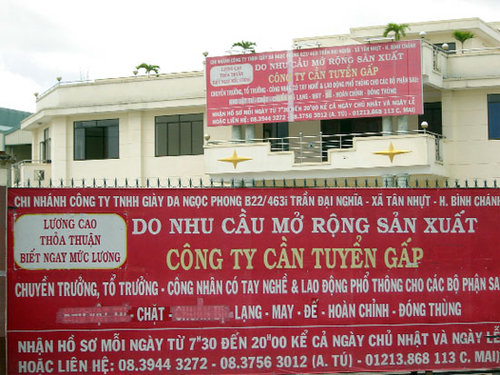 Ngành da giày: Day dứt kiếp gia công !