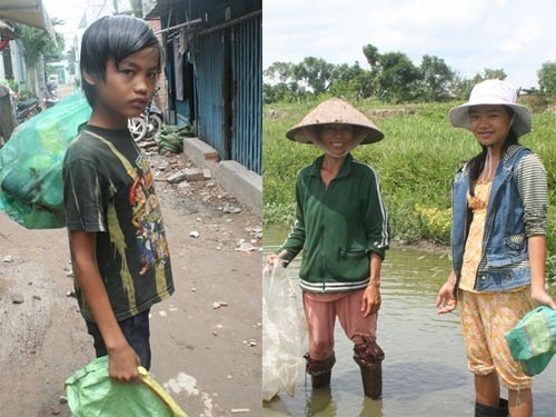 Bươn chải kiếm tiền trường