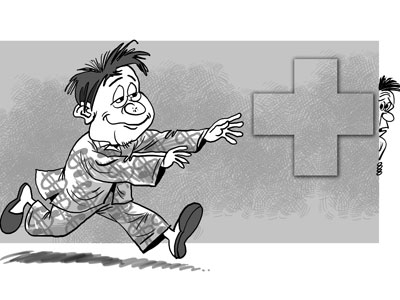 Triệu phú khu bệnh viện