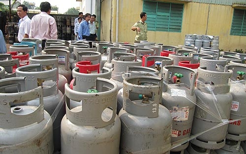 Cả ngàn bình gas có vấn đề