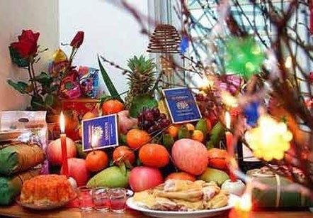 Toàn công ty đội lễ cầu cúng đầu năm