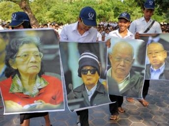Phnom Penh khai mở phiên xét xử 3 lãnh đạo hàng đầu Khmer Đỏ