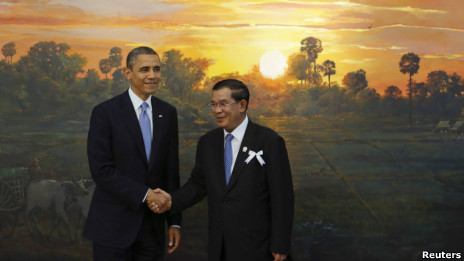 Obama nhắc Hun Sen về nhân quyền
