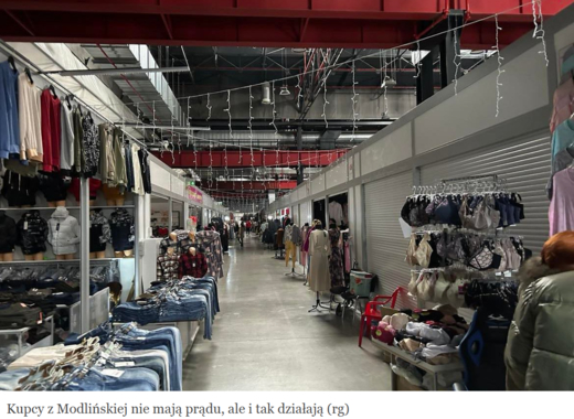 Cuộc chiến giành điện tại Modlińska – Bảo vệ của ban quản lý xua đuổi khách hàng và tấn công tiểu thương