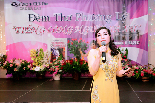 Thấy gì qua một đêm thơ - "Tiếng lòng người xa xứ"  của nhà thơ Phương Lý