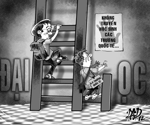 Học trường quốc tế “hết cửa” thi đại học