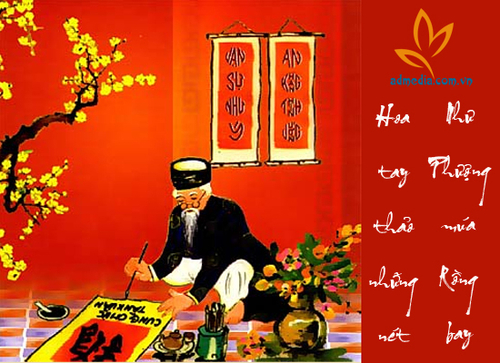Đầu năm xin chữ cầu may - Nét nhân văn trong văn hóa Việt