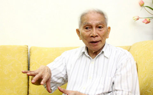 GS Hoàng Tụy: Công trình khoa học toàn thừa giấy vẽ voi