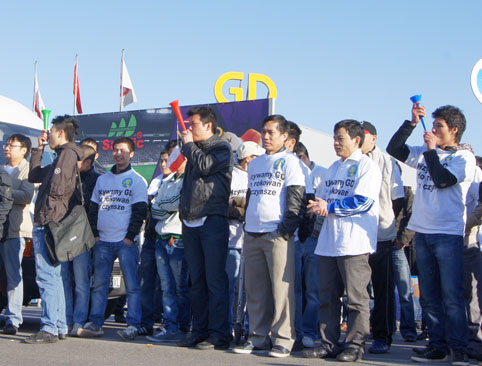 Biểu tình rầm rộ tại Wolka Kosowska