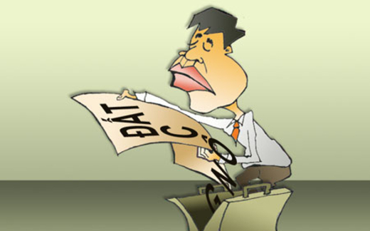 Nhìn quan huyện ăn đất nghĩ đến con hổ vác con heo