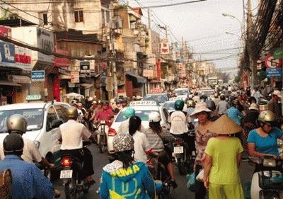 Kẹt từng centimet