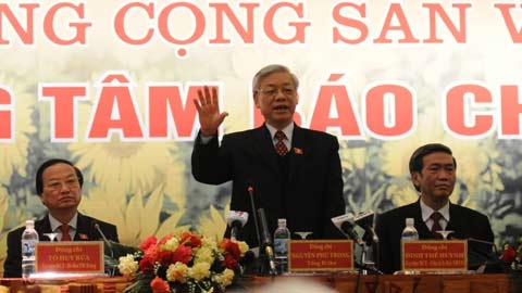 Tân Tổng Bí thư: “Tôi làm không phải để đánh bóng”