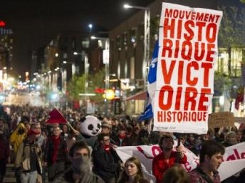 Hàng chục ngàn người Montreal xuống đường đòi quyền tự do biểu tình