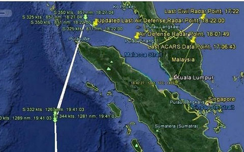 Phát hiện manh mối quan trọng về đường bay của MH370