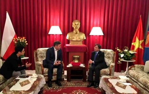 Đại sứ Vũ Đăng Dũng làm việc với Phòng Thương mại Ba Lan – châu Á