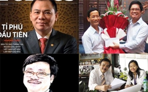 Siêu giàu trên sàn và đại gia dưới sàn