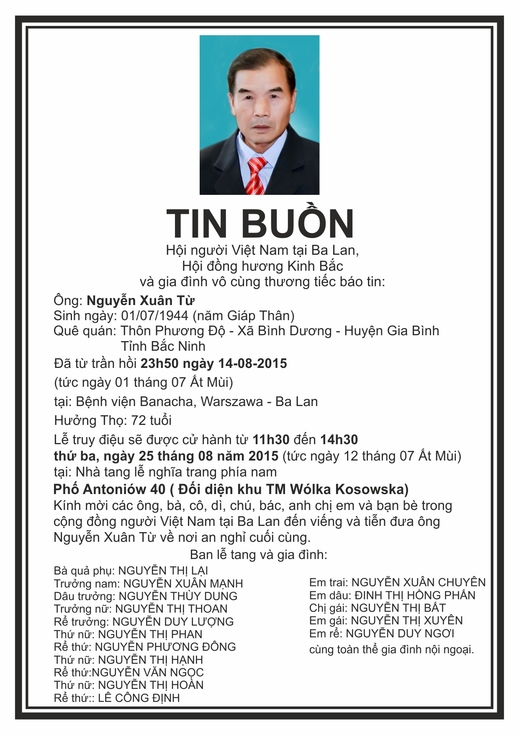 Tin buồn