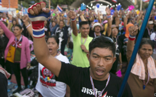 Lại biểu tình lớn ở Thái Lan