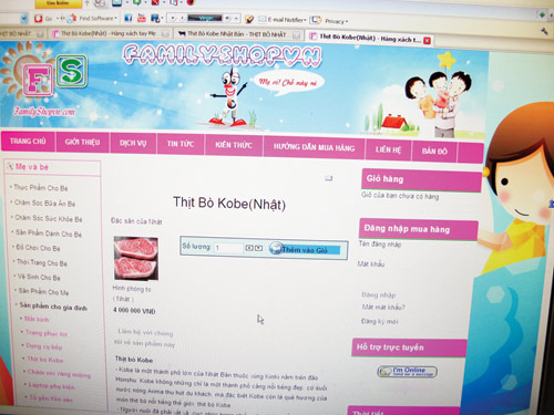 Buôn lậu thịt bò Kobe vào Việt Nam