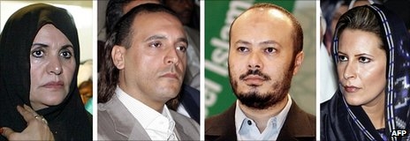 Gia đình Gaddafi chạy sang Algeria
