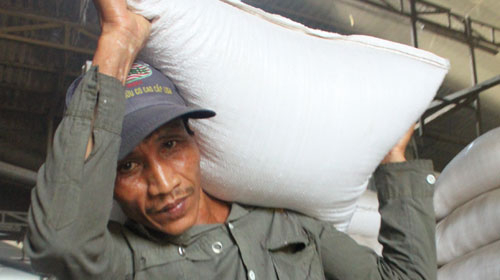 Lam lũ để con đến trường