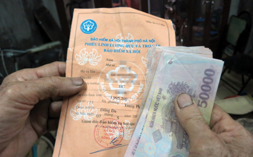 Lương hưu bình quân gần 10 triệu đồng