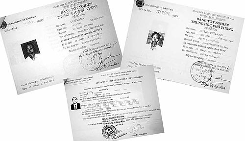 Bằng giả nhiều quá!