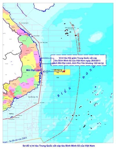 Cắt cáp dầu khí của Việt Nam, Trung Quốc vi phạm nghiêm trọng Công ước Luật Biển