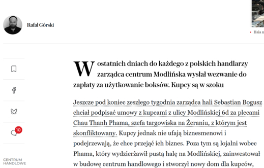 Xung đột tại TTTM Modlińska: Tiểu thương Việt – Ba Lan đối đầu với quản lý tòa nhà