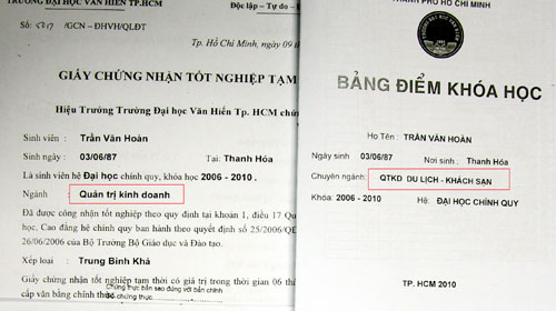 Học một đằng, bằng ghi một nẻo!