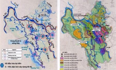 Bóng dáng thành phố sông hồ trong quy hoạch Hà Nội