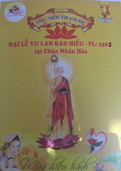 Thư mời tham dự Đại lễ Vu Lan báo hiếu tại Ba Lan