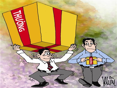 Vui, buồn thưởng Tết