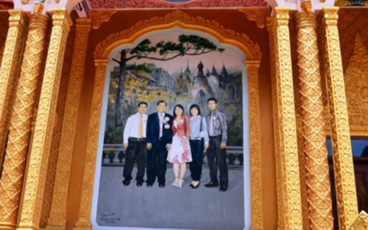 Lên chùa ngắm ảnh đại gia