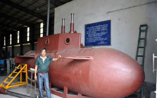 Chuyên gia chất vấn tầu ngầm Trường Sa đóng ở Thái Bình