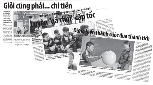 Đằng sau hào quang học sinh giỏi quốc gia - Kỳ 3