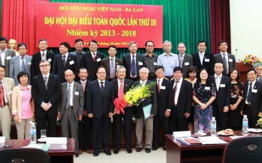 ĐẠI HỘI ĐẠI BIỂU TOÀN QUỐC LẦN THỨ III HỘI HỮU NGHỊ VIỆT NAM-BA LAN NHIỆM KỲ 2013 - 2018