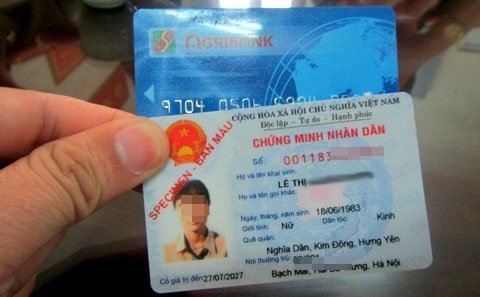 Chứng minh nhân dân mới như thẻ ATM