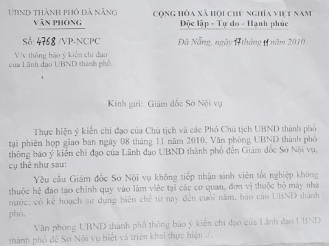 Ngẫu hứng nói không với Tại chức?