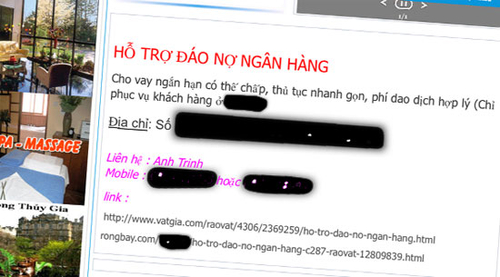 Tín dụng đen tìm mua nợ xấu ngân hàng
