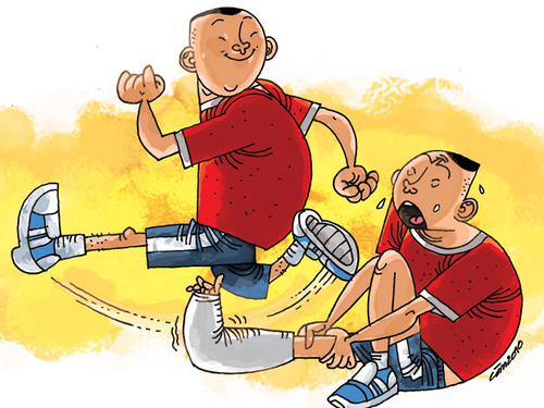 Hãy nhìn xuống chân