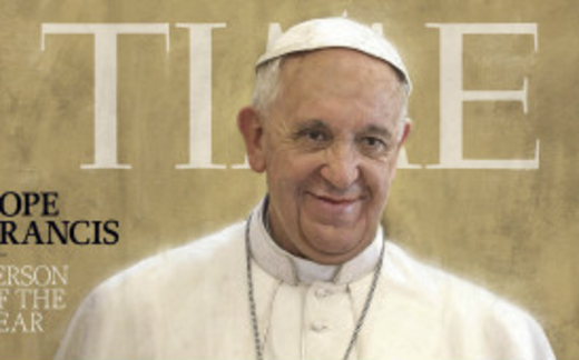 Giáo hoàng Francis là ‘nhân vât của năm’